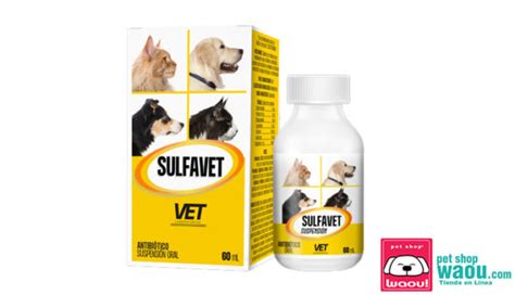 Sulfavet Supensión 60ml Trimetroprim Sulfa Petshopwaou