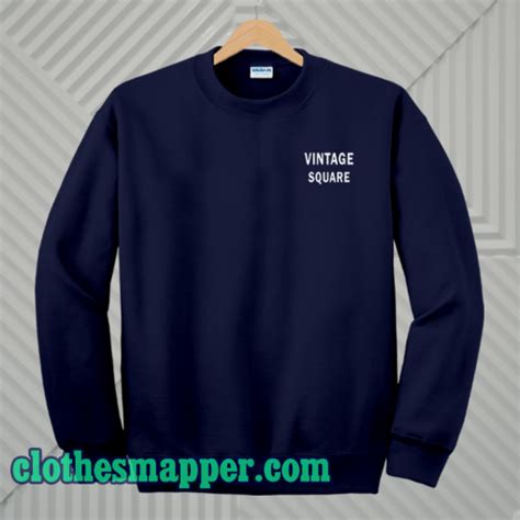 Vintage Square Sweatshirt