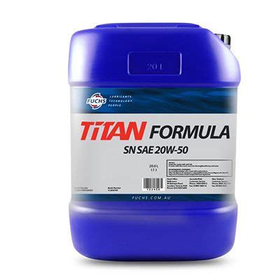 TITAN FORMULA 20W-50 20L | Maskindelar