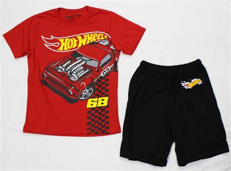 Pijama Ni O Hot Wheels Rojo Pv Hws Rojo