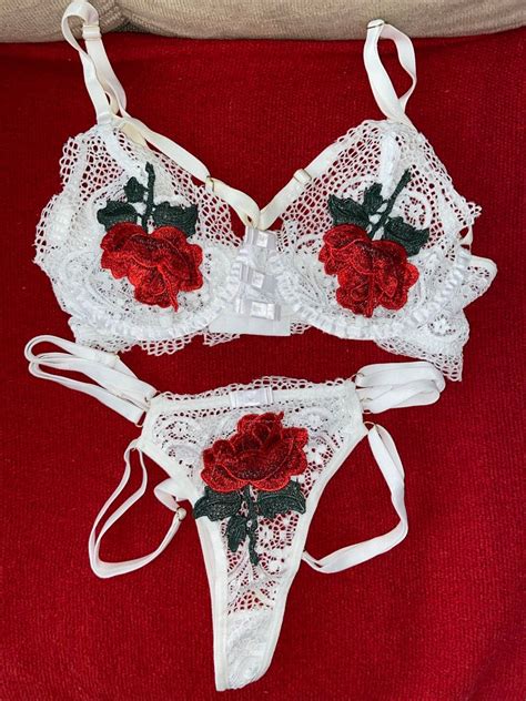Lingerie Lind Ssima Da Segredo Lacrado Novo G Regul Vel Nas Laterais