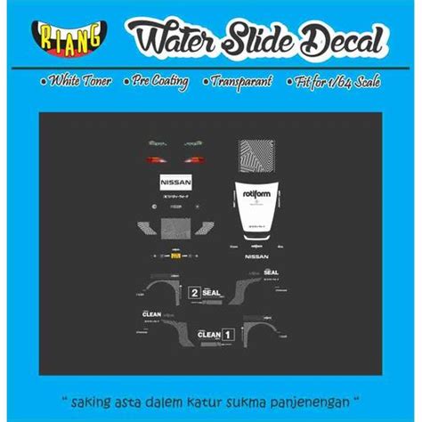 Jual Decal Hot Wheels Silvia S15 LBWK Auto Finesse X Rotiform Black Kota Denpasar Ccnk