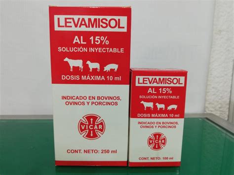 LEVAMISOL 15 X 100ML VICAR Agropecuaria El Cimarron Villavicencio