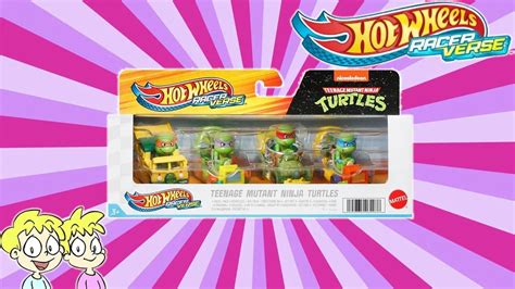 Hot Wheels Racerverse Teenage Mutant Ninja Turtles Pack Unboxing Bennybros