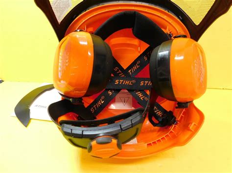 Stihl Advanced X Vent Helmet System Orange 7010 884 0110 For Sale Online Ebay