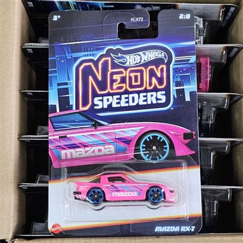 Hot Wheels Exclusive Series Neon Speeders Mazda Rx Shopee Malaysia
