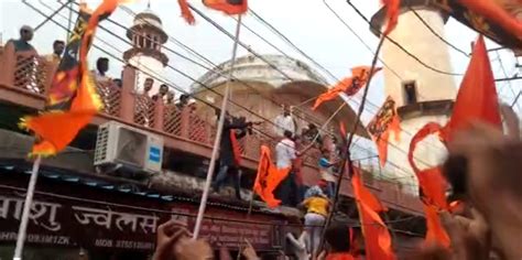 During The Yatra A Young Man Tried To Spoil The Atmosphere Hoisted