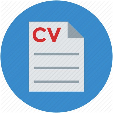 Cv Icon 110253 Free Icons Library