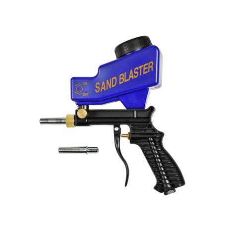 spot air sand blasting gun   extra metal nozzle tip youtools