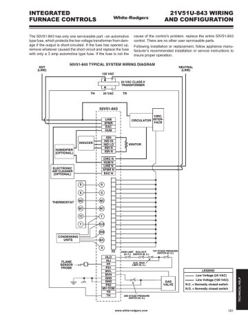 White Rodgers 21V51U-843 Wiring diagram | Manualzz