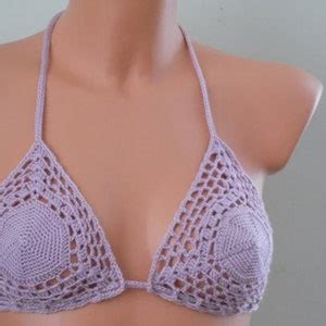Crochet Haltertop Pattern Crochet Bikini Top Pattern Bikinis Beachwear Crochet Shorts