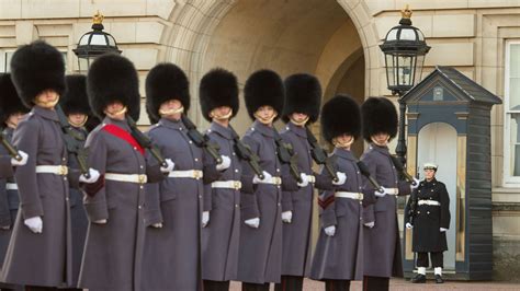 Royal Navy makes history by performing Changing the Guard ceremony