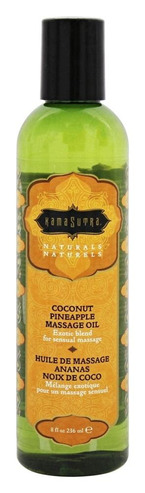 The Kama Sutra Company Naturals Massage Oil Coconut Pineapple Oz