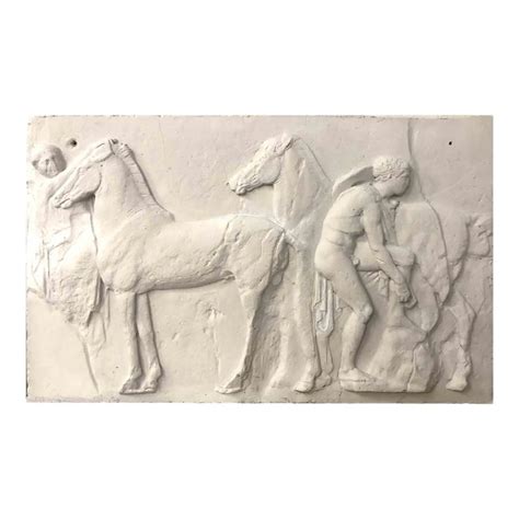 Th Century Parthenon Relief Elgin Marbles Cast Reproduction Sculpted