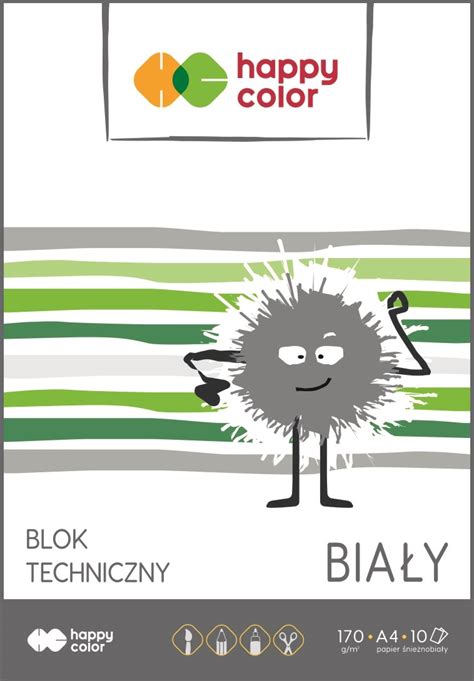 Blok Techniczny Happy Color A G Bia Y Allegro Pl