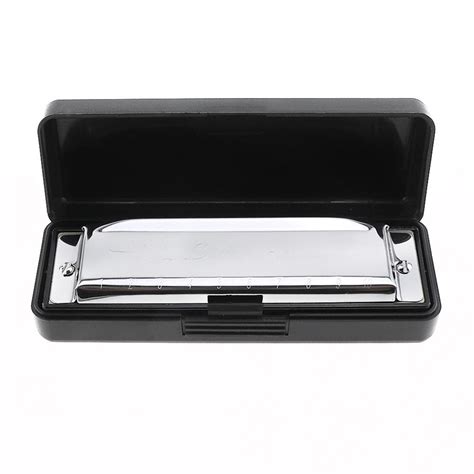 Harmonica diatonique en argent 10 trous 12 tons, i... – Grandado