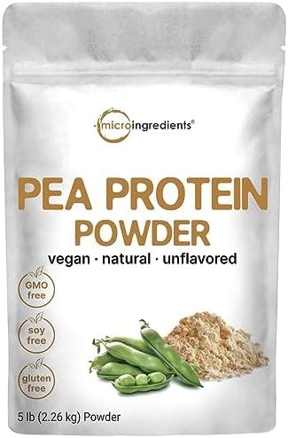 Amazon Naked Pea 5LB 100 Pea Protein Powder From North American Farms Unflavored Vegan