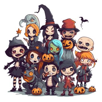 Halloween Costume Party Clipart Transparent Png Hd Cartoon Halloween