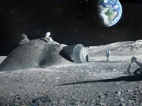 European Space Agency Plans To Build Lunarville Moon Habitat In 2024