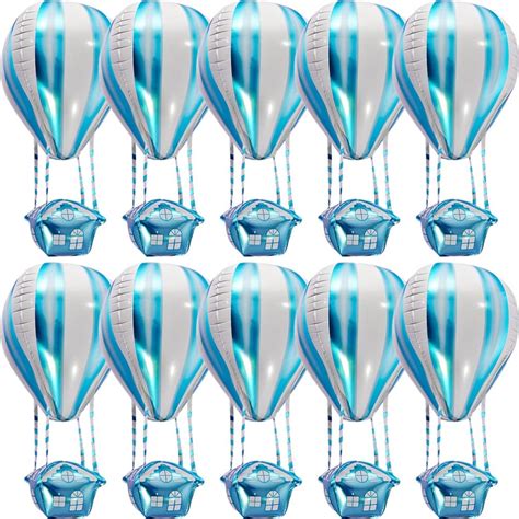 Amazon Poen 10 Pcs Star Hot Air Balloon And Cloud Nursery Decor Western Wall Decor For