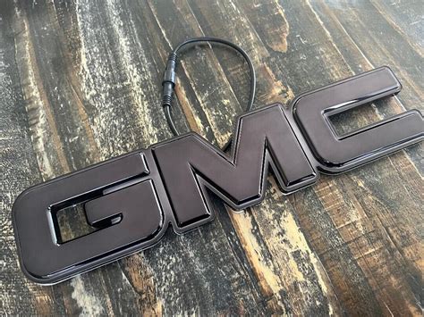 Gmc Lighted Emblem Front Grill