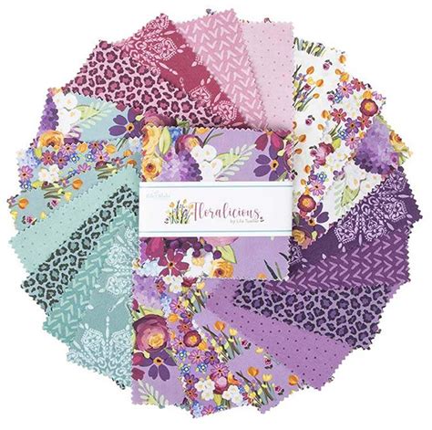 Riley Blake Floralicious Inch Stacker By Lila Tueller