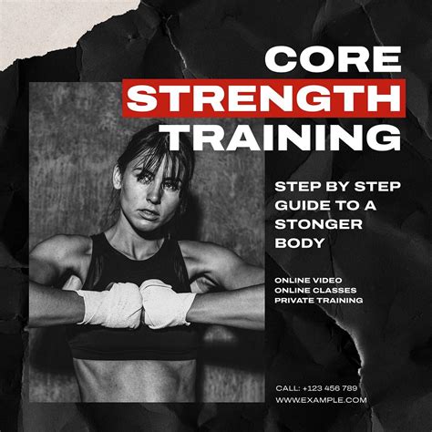 Core Strength Training Instagram Post Free Photo Rawpixel