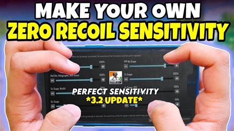 How To Make Your Own Best Zero Recoil Sensitivity For BGMI 3 2 Update