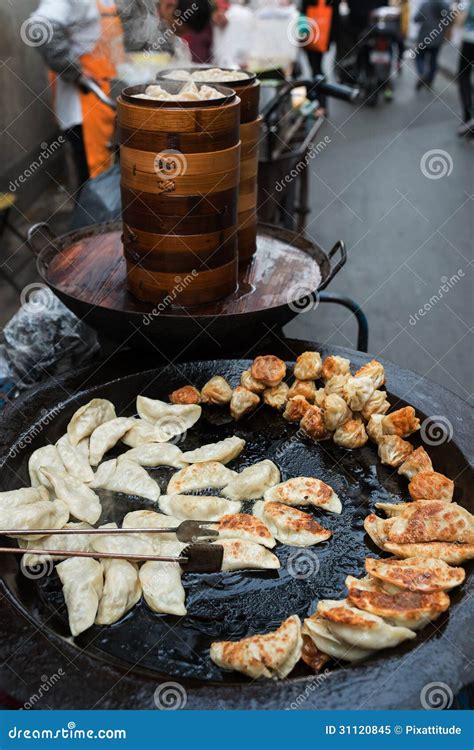 Traditional Chinese Street Food Cuisine in Shanghai China Stock Image ...