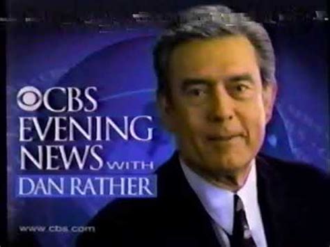 Cbs Evening News With Dan Rather Promo Youtube