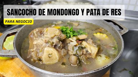 Receta De Sancocho De Mondongo Sancocho De Panza Y Pata De Res