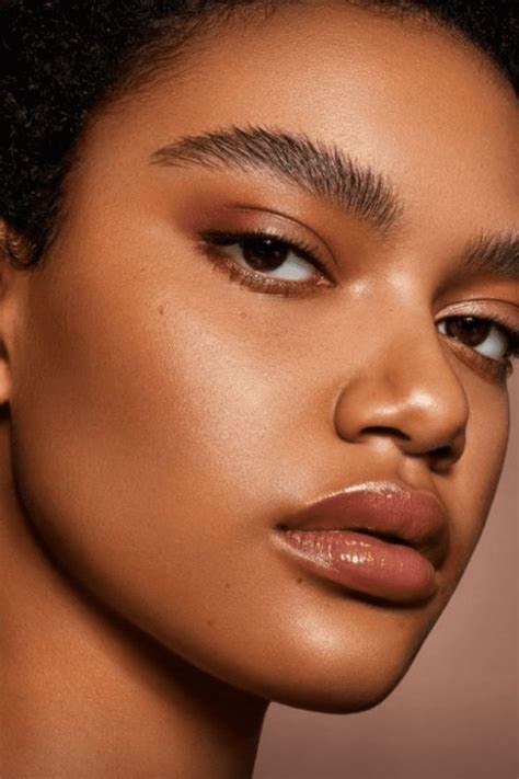 Sobrancelhas Perfeitas Photoshoot Makeup Nude Makeup Dark Skin Makeup