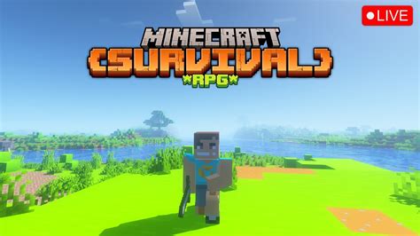 LiveLanjut Bangun Rumah Naikin Level MINECRAFT SURVIVAL RPG