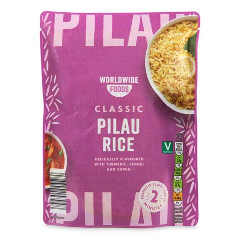 Aldi Worldwide Foods Worldwide Foods Classic Pilau Rice 250g Is Halal