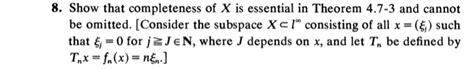 Solved 47 3 Uniform Boundedness Theorem Let Tn Be A