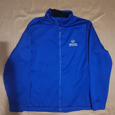 Antigua Apparel Mens Blue Jacket Depop