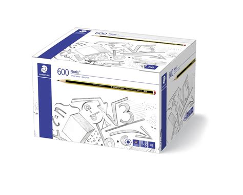 Staedtler Noris Hb Pencils Pack 600 Findel Ss Seated Furniture Online