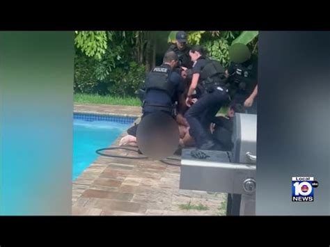 WATCH Police Wrangle Naked Man Out Of Fort Lauderdale Pool