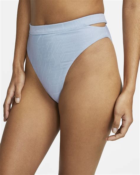 Nike Swim Women S Cut Out High Waisted Bikini Bottoms Nike Se