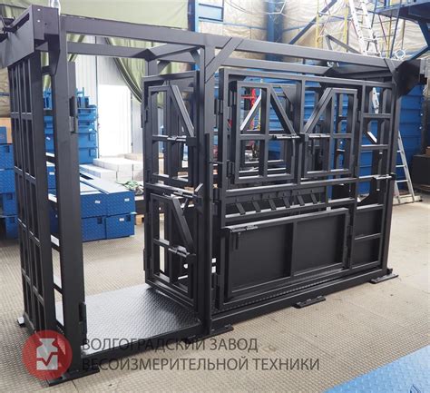 Станок для фиксации КРС с гидравлической станцией