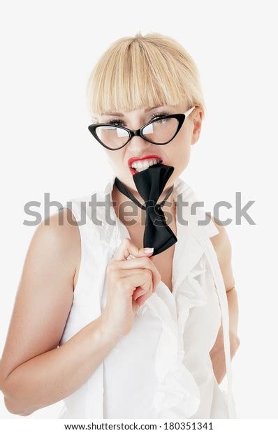 Sexy Blonde Business Woman Using Smart Stock Photo 180351341 Shutterstock