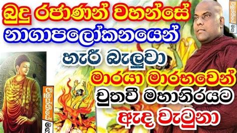 ම දශනයන ඔබ නදනන මර බලවගය ගන හරයටම දනගනන පළවන