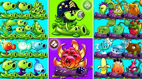 Team Pea And Pea Vine Vs Pult And Blastberry Vine Who Will Win Pvz 2