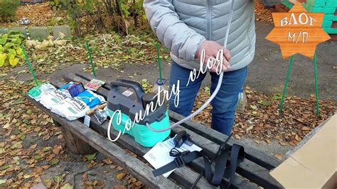 Аккумуляторный опрыскиватель "Zema" 5л. Осенняя обработка деревьев ...