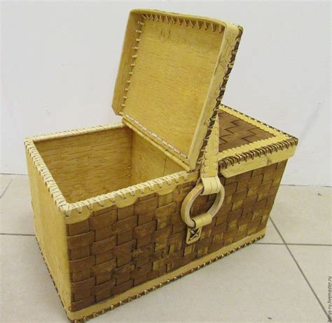 Корзина для пикника из бересты купить в интернет-магазине Ярмарка ...