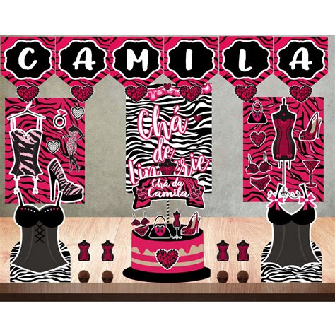 Kit Festa Ch De Lingerie S Um Bolinho Mesvers Rio Shopee Brasil