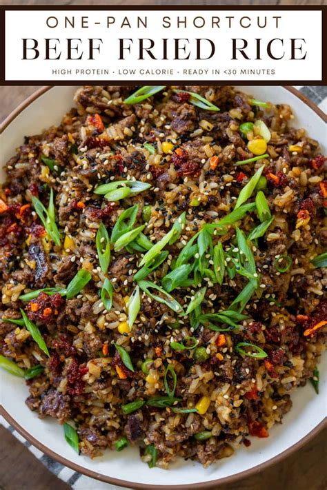 Ground Beef Fried Rice
