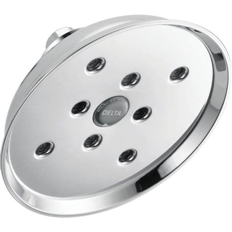 Delta Shower Head With H2okinetic Technology Chrome The Home Depot