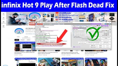 Infinix Hot Play X F After Flash Dead Emmc Dump File Ufi Box Youtube
