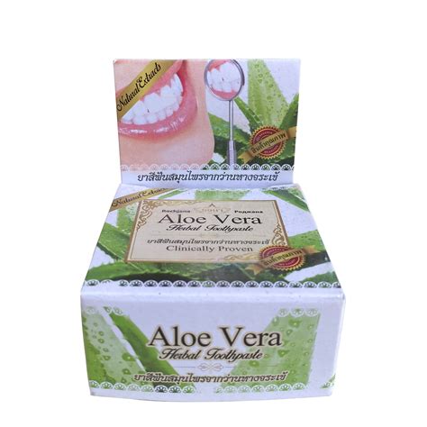 Травяная зубная паста с алоэ вера 30 г / Rochjana Aloe Vera Herbal ...